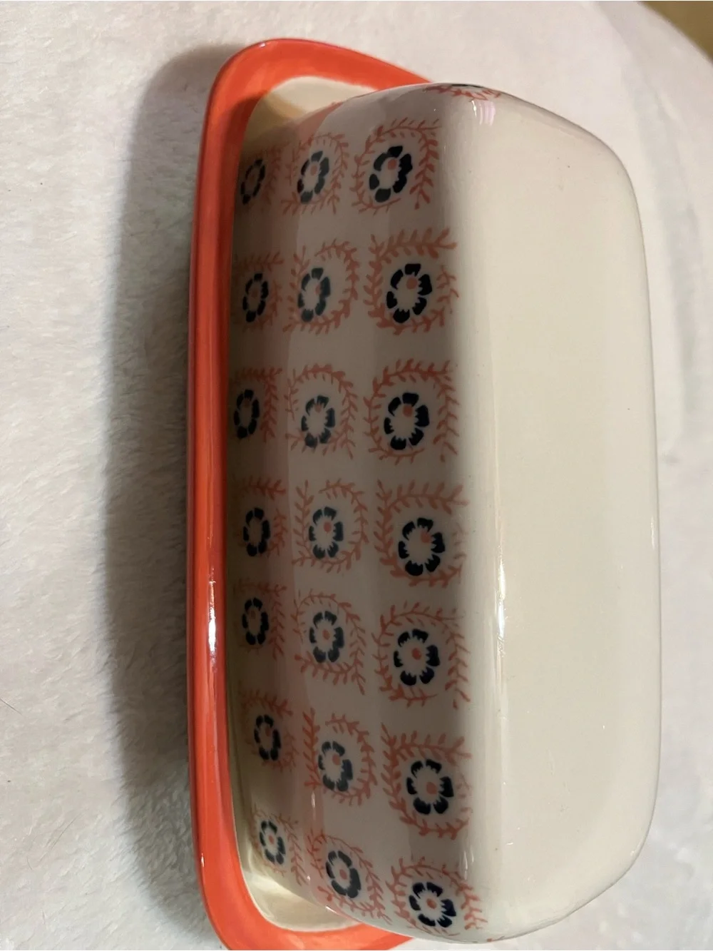 Threshold stoneware butter dish